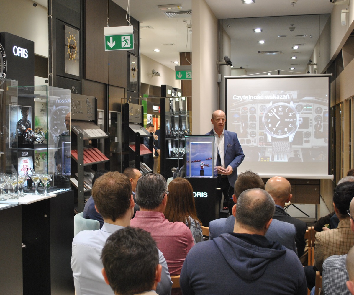 Oris Żelazny Konferencja prasowa w salonie odCzasu doCzasu