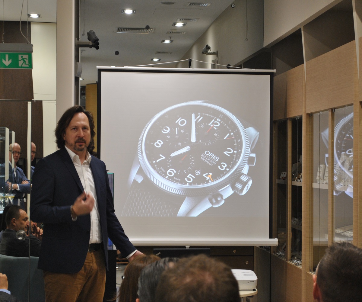 Oris Żelazny Konferencja prasowa w salonie odCzasu doCzasu