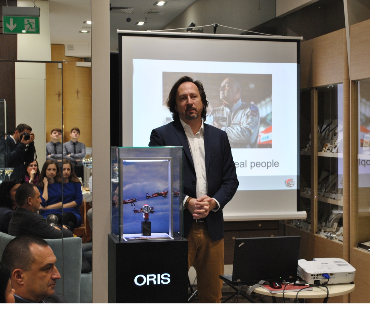Oris Żelazny Konferencja prasowa w salonie odCzasu doCzasu