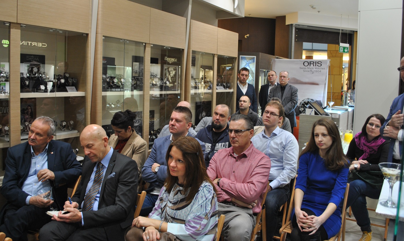 Oris Żelazny Konferencja prasowa w salonie odCzasu doCzasu