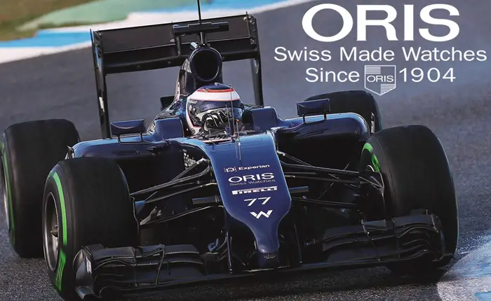 Oris i Williams w Formuła1 2014