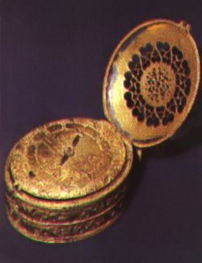 1510 - Zegarek noszony z małogabarytową sprężyną napędową