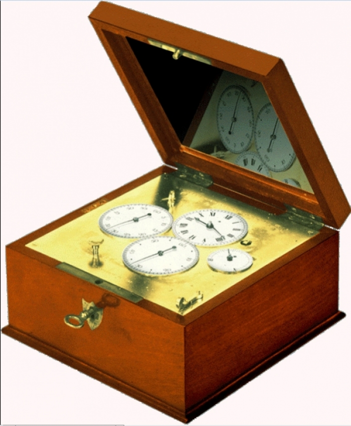 1828 - Chronograph counter for physics and astronomy with flyback hand