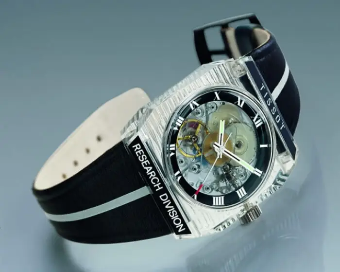 1971 - First mechanical watch in plastic