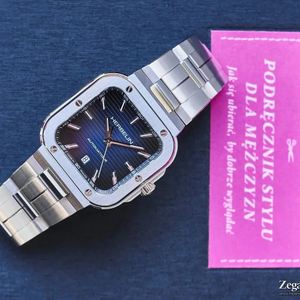Instagram - Cap Camarat Square Automatic to zegarek o surowym, męskim charakterze, jak przylądek o tej samej nazwie