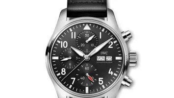 IWC Schaffhausen Pilots Watch Chronograph 41. Nowe wersje z czarnymi tarczami