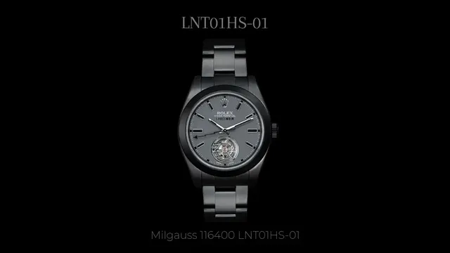 LABEL NOIR: Rolex Milgauss Tourbillon – czas na personalizację