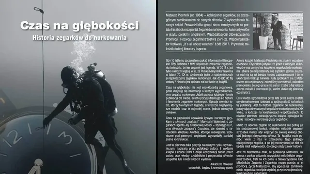 II wydanie książki „Czas na głębokości – historia zegarków do nurkowania”