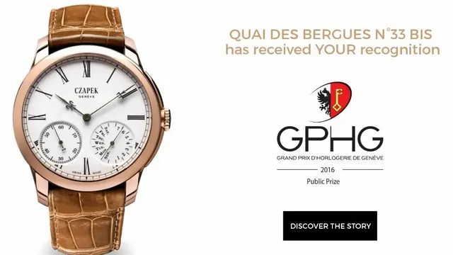 CZAPEK & Cie – rocznica działalności i nagroda publiczności na Grand Prix d'Horlogerie de Genève