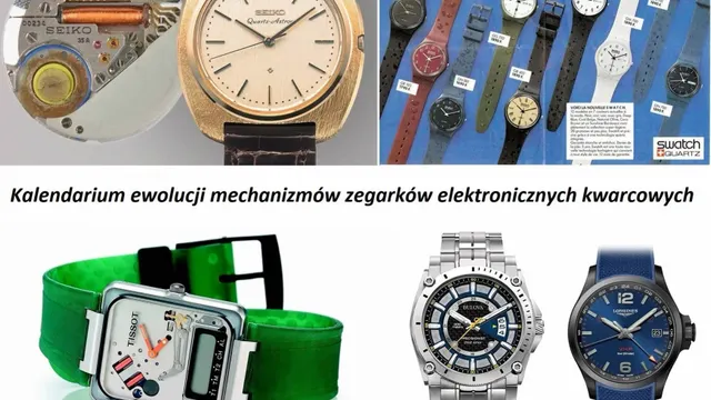 Kalendarium ewolucji mechanizmów zegarków elektronicznych kwarcowych