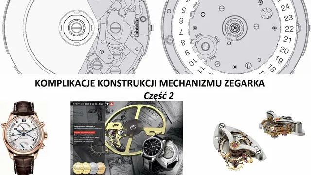Komplikacje konstrukcji mechanizmu zegarka. Część 2
