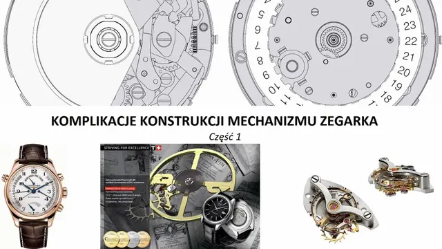 Komplikacje konstrukcji mechanizmu zegarka. Część 1