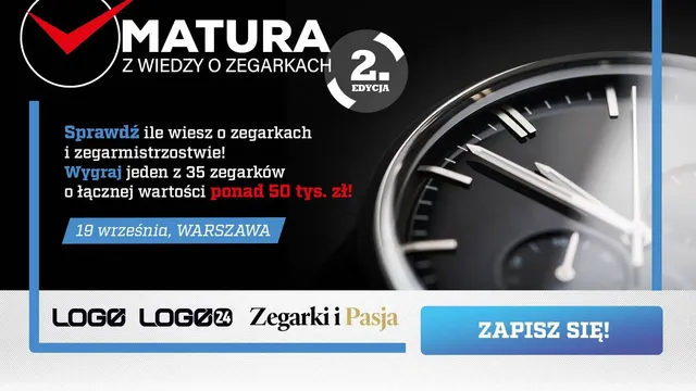 Nowy termin finału „Matury z Wiedzy o Zegarkach 2”