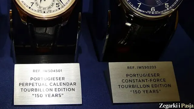 Przedstawiamy: IWC Portugieser Constant-Force Tourbillon i Perpetual Calendar Tourbillon Editions „150 years” (SIHH 2018, zdjęcia live)