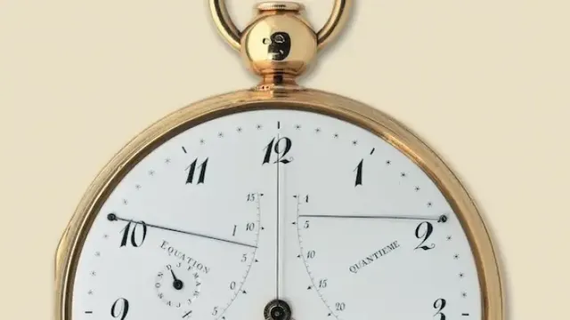 1783 - Samonakręcający się mechanizm z wiecznym kalendarzem