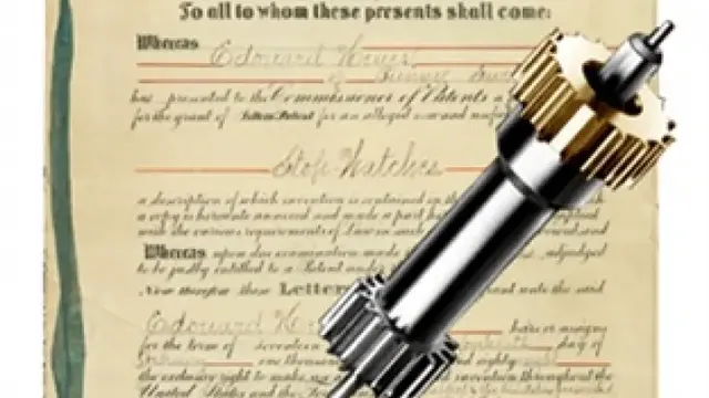 1887 - Przestawny zębnik mechanizmu stopera