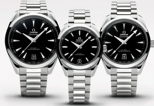 Zegarkowe trio Omega Aqua Terra Black. Różne charaktery i nowe tarcze w kolorze czarnym