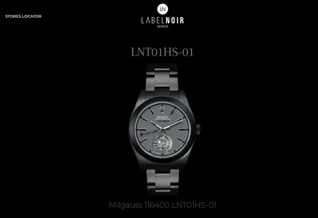 LABEL NOIR: Rolex Milgauss Tourbillon – czas na personalizację