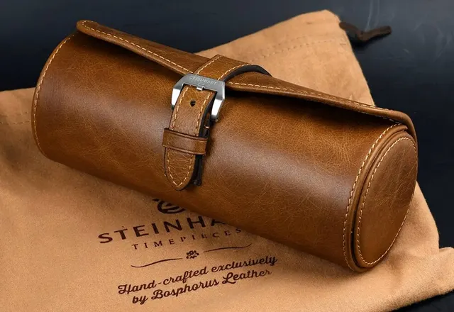 Etui na zegarki od marki Steinhart i Bosphorus Leather