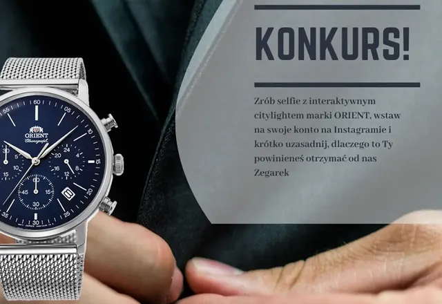Konkurs: „Zrób selfie z ORIENT i wygraj zegarek!"