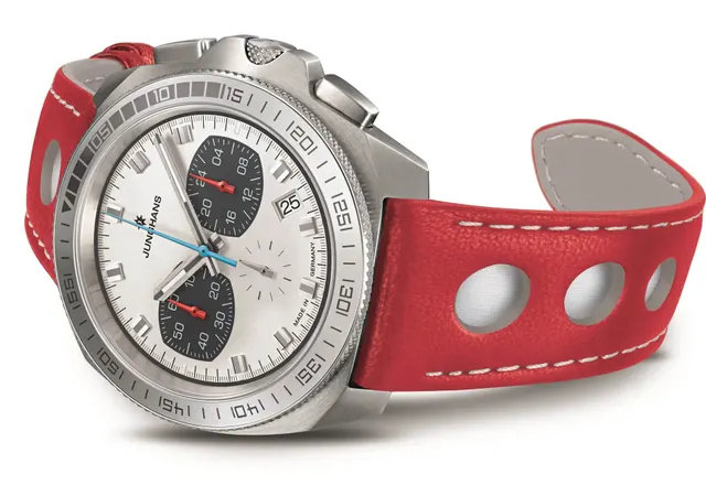 JUNGHANS: WM-Edition 1972 Chronoscope z okazji partnerstwa 52. Mistrzostw Świata FIS i FIL