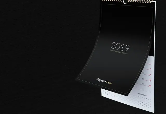 Pierwszy kalendarz Zegarki i Pasja - wydanie na 2019 rok!