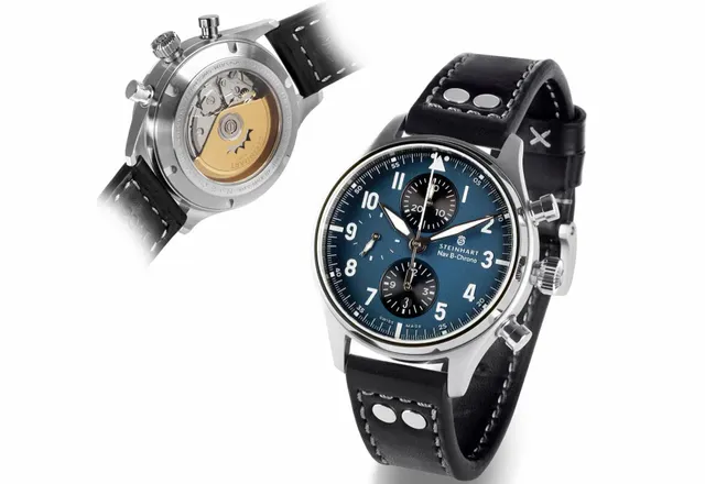 Steinhart Nav. B-Chrono 42 Classic A-Type (Blue & Black)