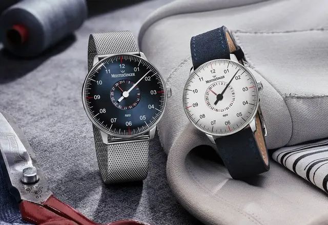 MeisterSinger Neo Pointer Date – w dwóch wersjach