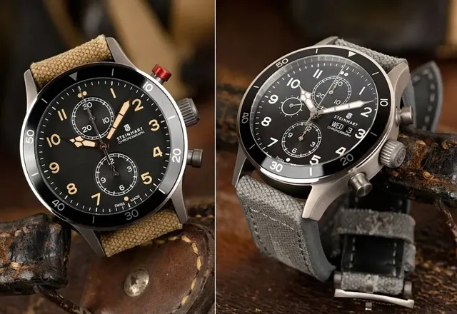 STEINHART Flighttimer Vintage Black i Vintage Military