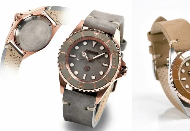 STEINHART Ocean One 39 Beige & Grey – modele z wyjątkowymi tarczami