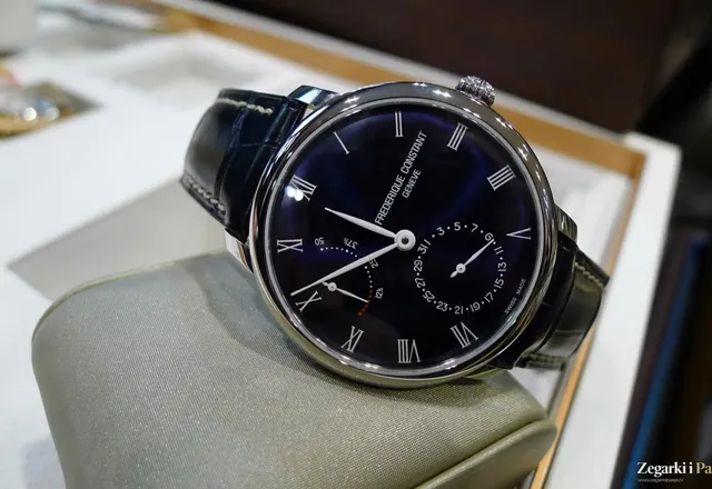 Frederique Constant – Slimline Power Reserve Manufacture (Baselworld 2019, zdjęcia live)