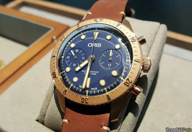 Przedstawiamy: ORIS Carl Brashear Chronograph Limited Edition (Basel 2018, zdjęcia live)