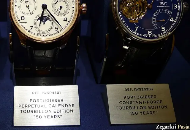 Przedstawiamy: IWC Portugieser Constant-Force Tourbillon i Perpetual Calendar Tourbillon Editions „150 years” (SIHH 2018, zdjęcia live)