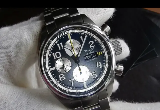 Video recenzja: AVIATOR Swiss Made - Airacobra P45 Chrono Auto