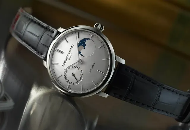 Frederique Constant Slimline Moonphase Manufacture – nowy model z nowym manufakturowym mechanizmem!