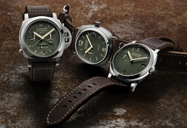 Officine Panerai – 3 modele z nowej kolekcji „Green Dial Limited Edition”