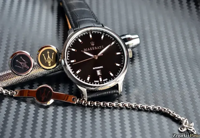 Recenzja: MASERATI Attrazione Automatic + akcesoria (długopis, bransoletka i spinki)