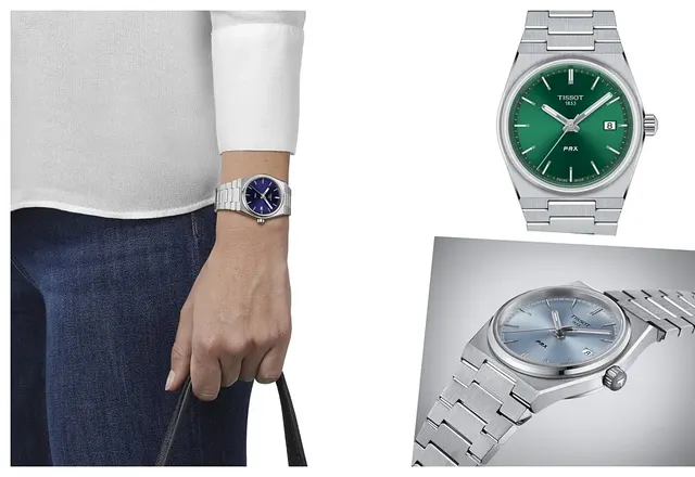 Tissot PRX 35mm. Uniwersalny look z odrobiną fikuśnego twistu