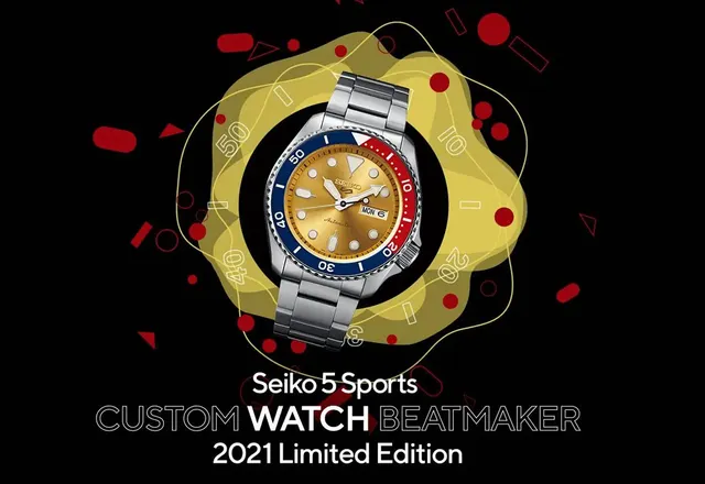 Seiko 5 Sports Custom Watch Beatmaker Limited Edition - wygrał Pog(ue)