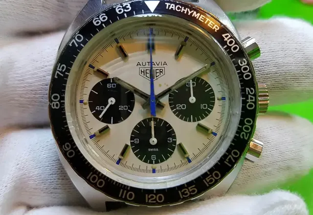 Zegarki vintage: Heuer AUTAVIA 73663 oraz Jo Siffert
