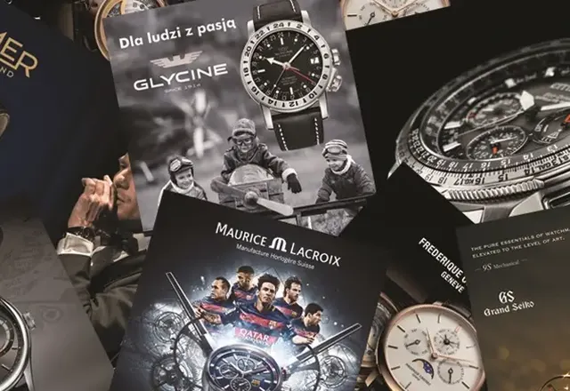 Zegarki się reklamują!