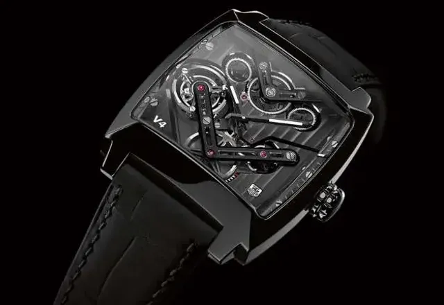 Baselworld 2014: TAG Heuer Monaco V4 Tourbillon