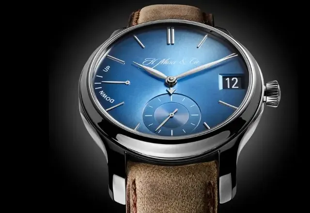 H. Moser & Cie Endeavour Perpetual Calendar Funky Blue