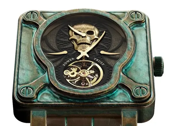 Bell & Ross - BR 01 Skull Bronze Tourbillon