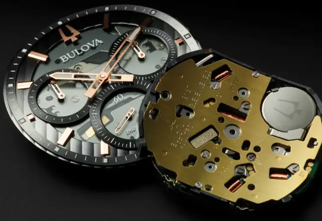 Bulova CURV - pierwszy na świecie zegarek z zakrzywionym mechanizmem z funkcją stopera