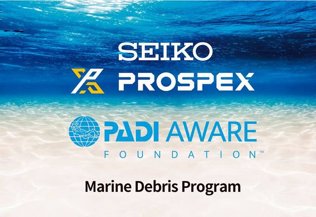 Seiko łączy siły z PADI i PADI AWARE Foundation by chronić oceany