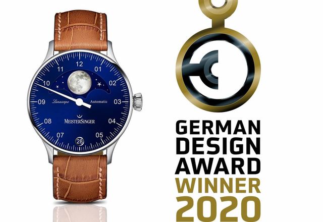 Zegarek MeisterSinger Lunascope zdobywa nagrodę German Design Award!