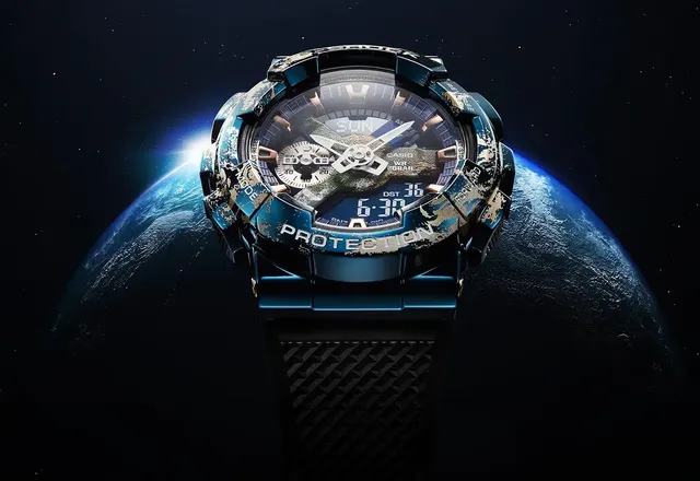 Widok Ziemi z kosmosu. Nowy zegarek G-SHOCK—110 EARTH-1AER