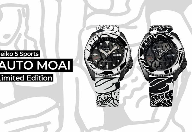 Seiko 5 Sports AUTO MOAI Limited Edition – styl i artystyczna wizja