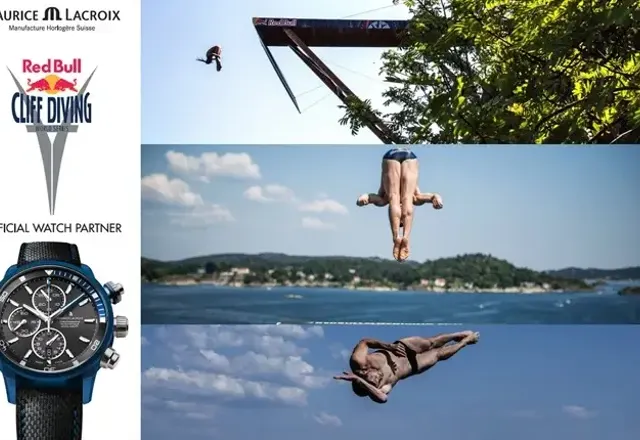 Cliff Diving. Red Bull i Maurice Lacroix